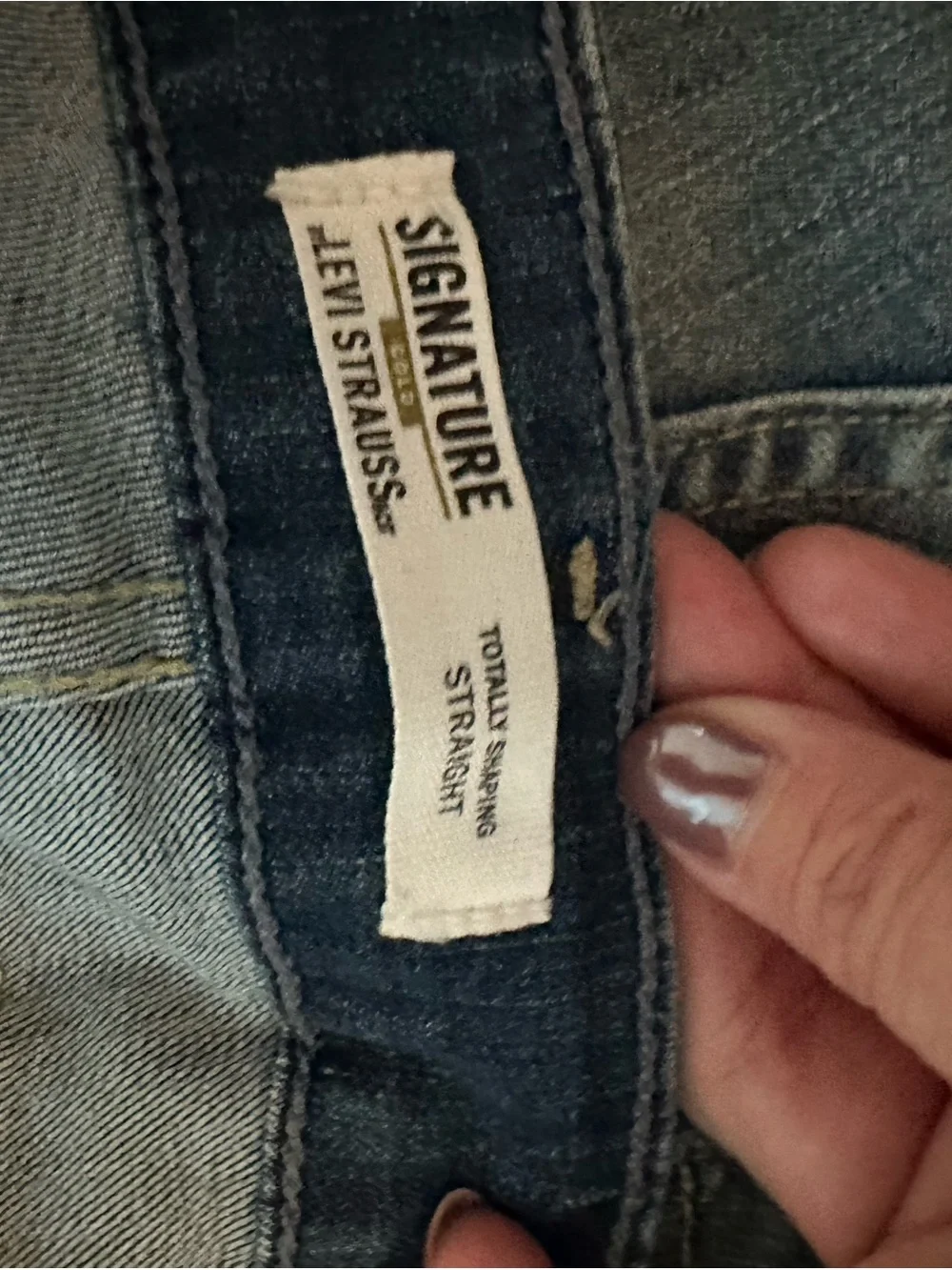 Levi's Straight Fit Dark Blue Jeans